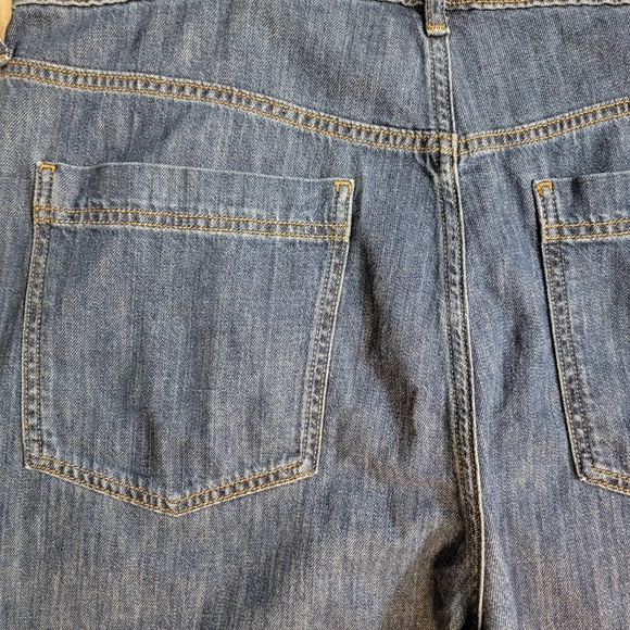 J. Crew Factory New High Rise Wide Leg Classic Coastal‎ Jeans Womens Size 32 - Picture 4 of 8